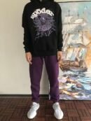 Sp5der fleece hoodie - front view (1/19)