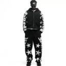 Sp5der fleece tracksuit set - front view (1/43)