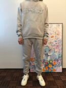 Sp5der fleece tracksuit set - front view (1/42)