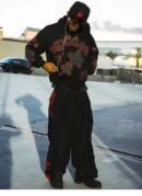 Sp5der fleece tracksuit set - front view (1/6)