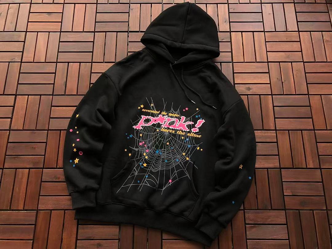 Sp5der fleece tracksuit set graphic close-up (photo 17/148)