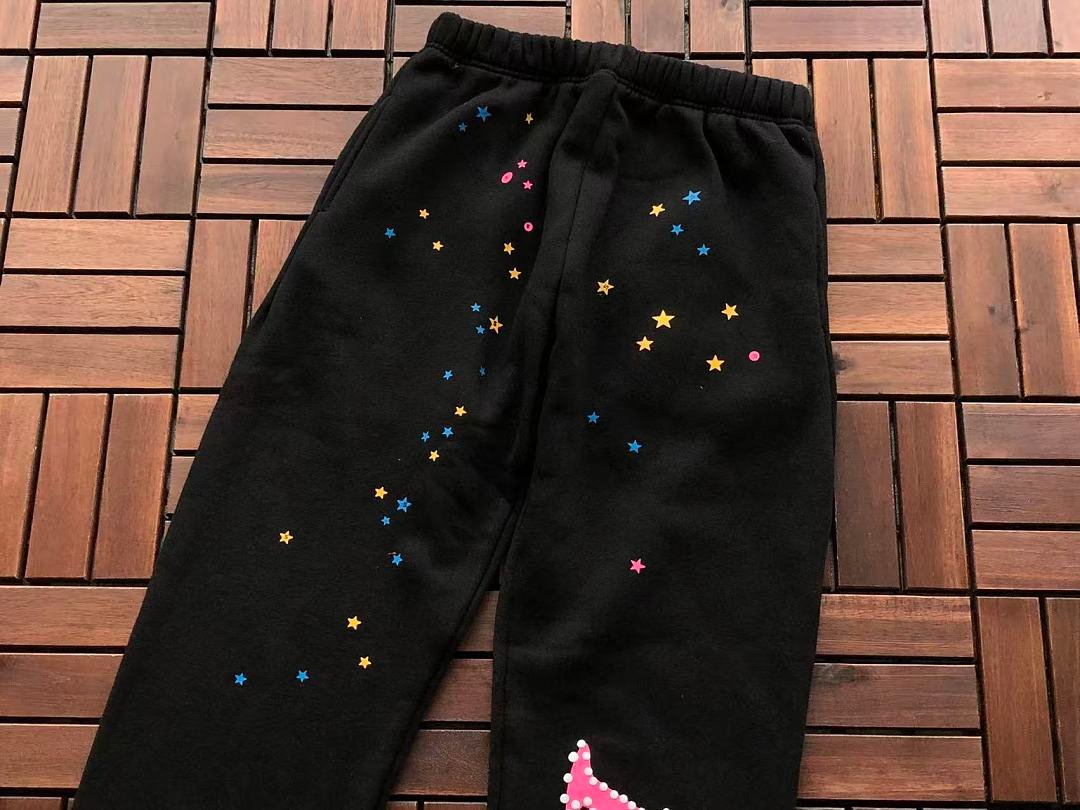 Sp5der fleece tracksuit set graphic close-up (photo 113/148)