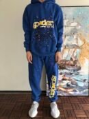 Sp5der fleece tracksuit set - front view (1/6)