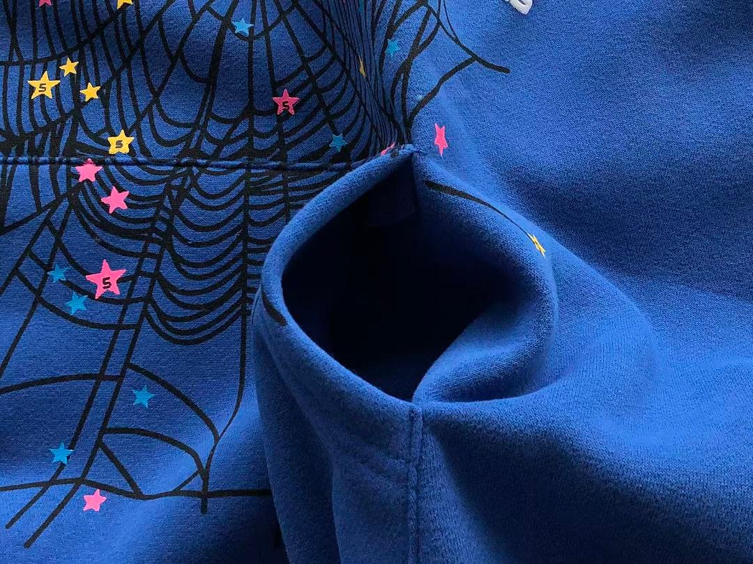 Sp5der fleece tracksuit set graphic close-up (photo 17/76)