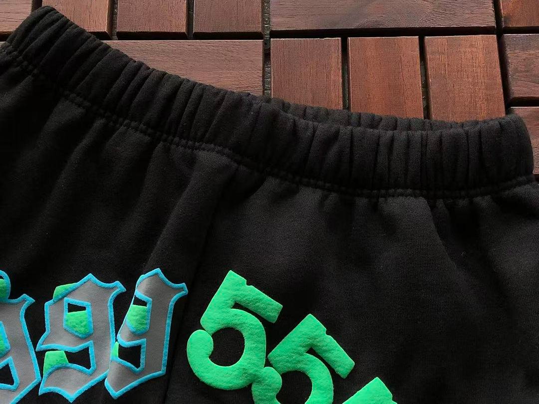 Sp5der fleece tracksuit set logo detail (photo 42/98)