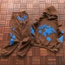 Sp5der fleece tracksuit set - flat lay (48/48)