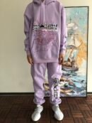 Sp5der fleece tracksuit set - front view (1/6)