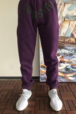 Sp5der fleece sweatpants - front view (1/19)