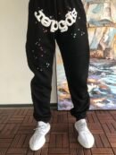 Sp5der fleece sweatpants - front view (1/18)