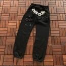 Sp5der fleece sweatpants - logo detail (18/18)