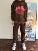 Sp5der fleece sweatpants - front view (1/20)