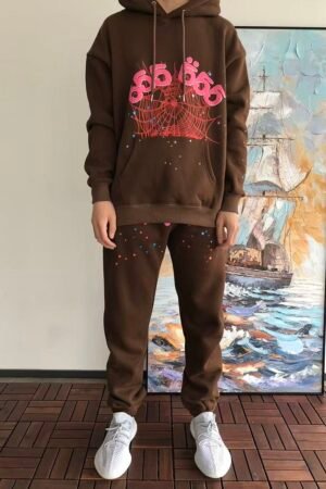 Sp5der fleece sweatpants - front view (1/20)