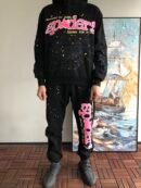 Sp5der fleece tracksuit set - front view (1/51)