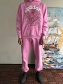 Sp5der fleece tracksuit set - front view (1/6)