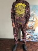 Sp5der fleece tracksuit set - front view (1/6)