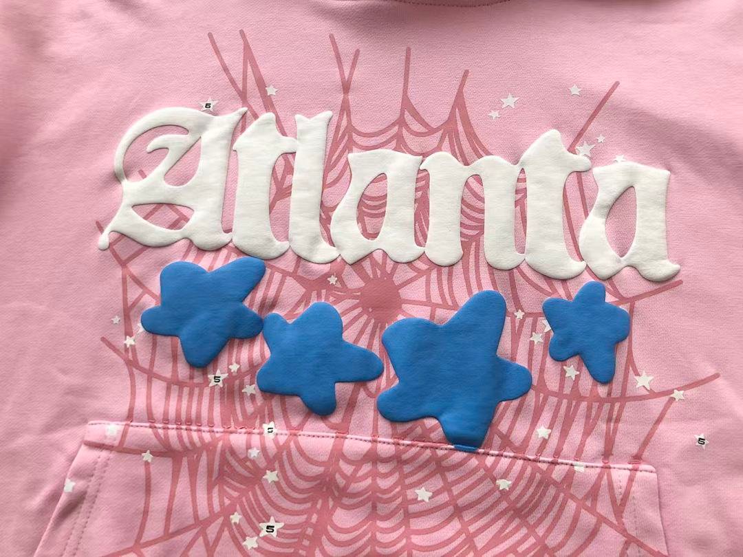 Sp5der hoodie detail close-up (photo 4/20)