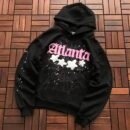 Sp5der hoodie - model wearing (11/23)