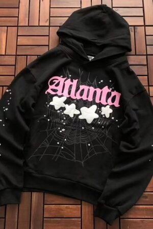 Sp5der hoodie - model wearing (11/23)