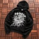 Sp5der hoodie - model wearing (11/23)