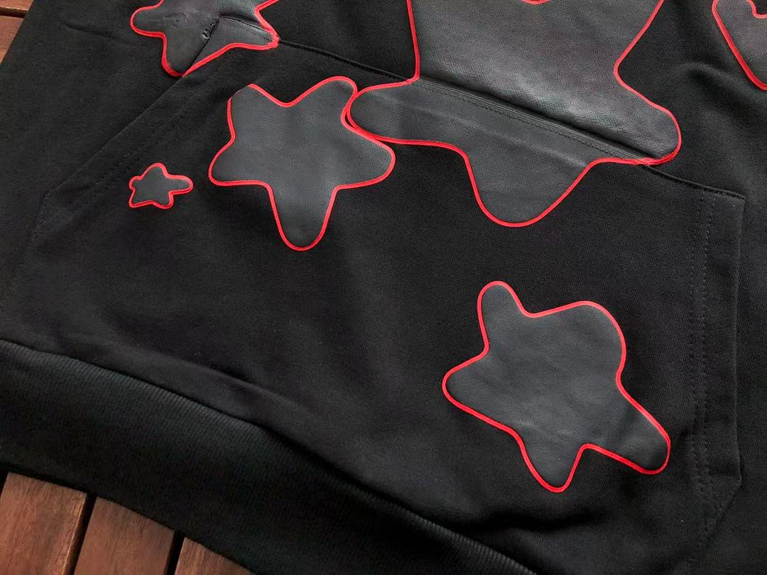 Sp5der hoodie logo detail (photo 6/24)