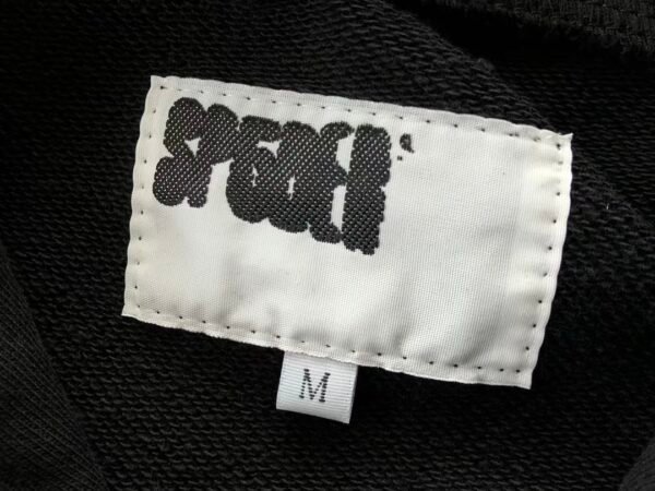 Sp5der hoodie - detail close-up (16/23)