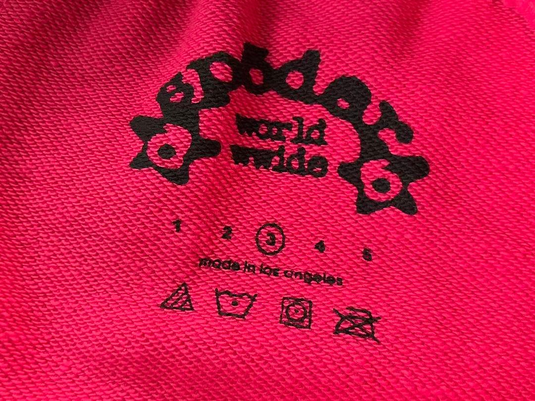 Sp5der sweatpants detail close-up (photo 16/22)