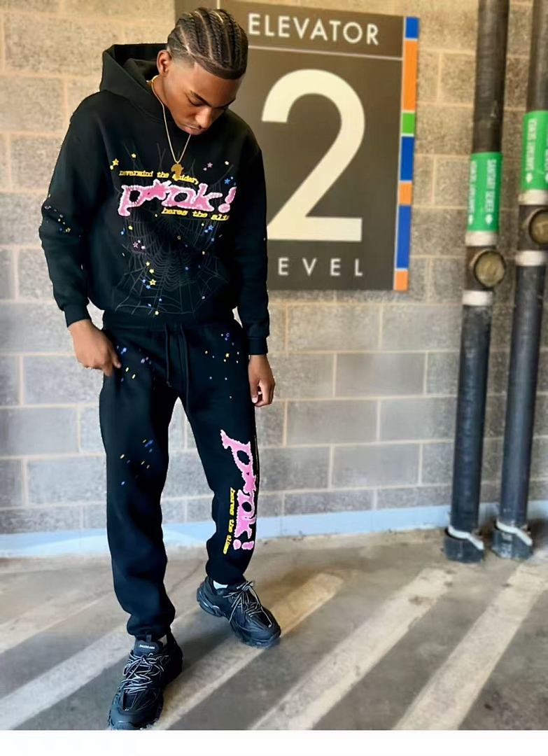 Sp5der tracksuit set model wearing (photo 47/100)