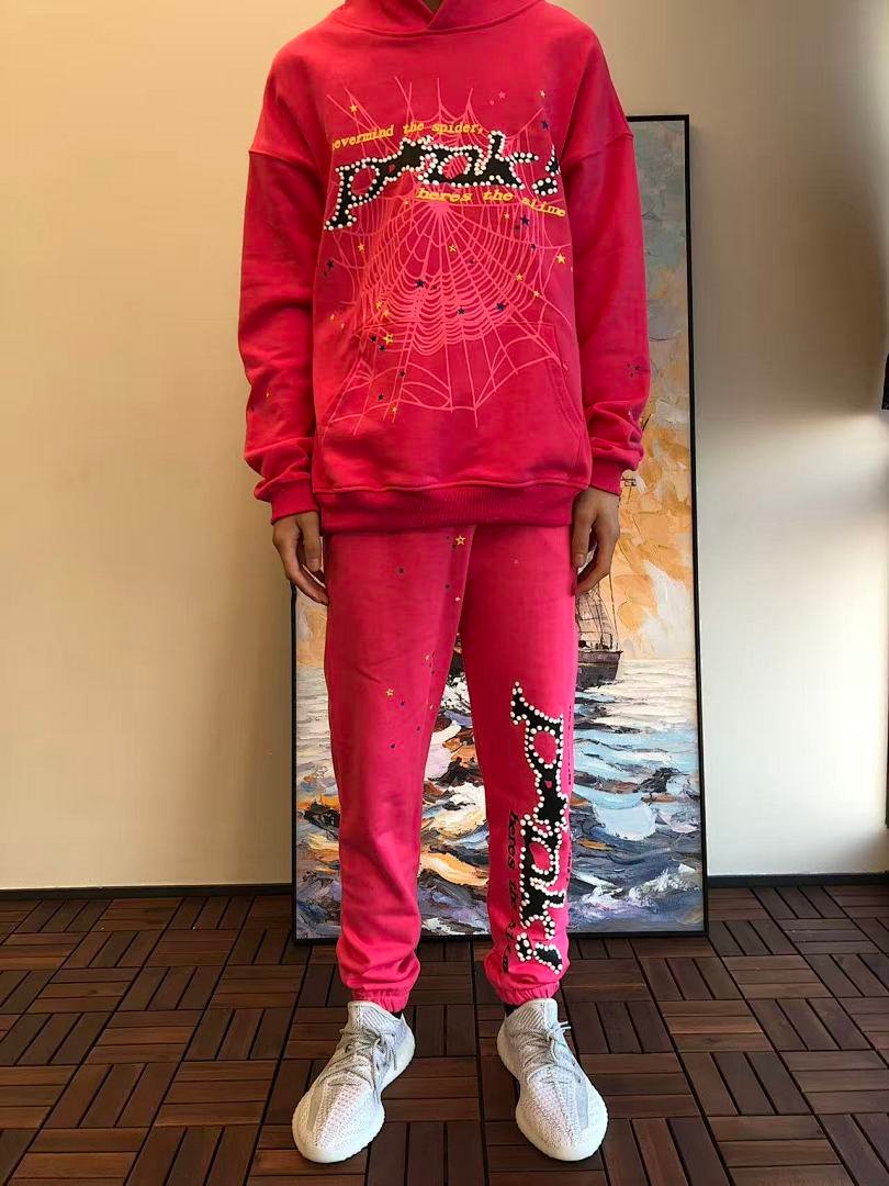 Sp5der tracksuit set front view (photo 49/100)