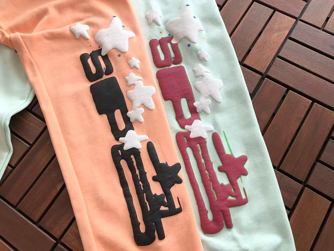 Sp5der tracksuit set fabric texture (photo 19/48)