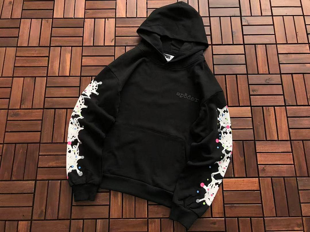 Sp5der tracksuit set fabric texture (photo 7/34)
