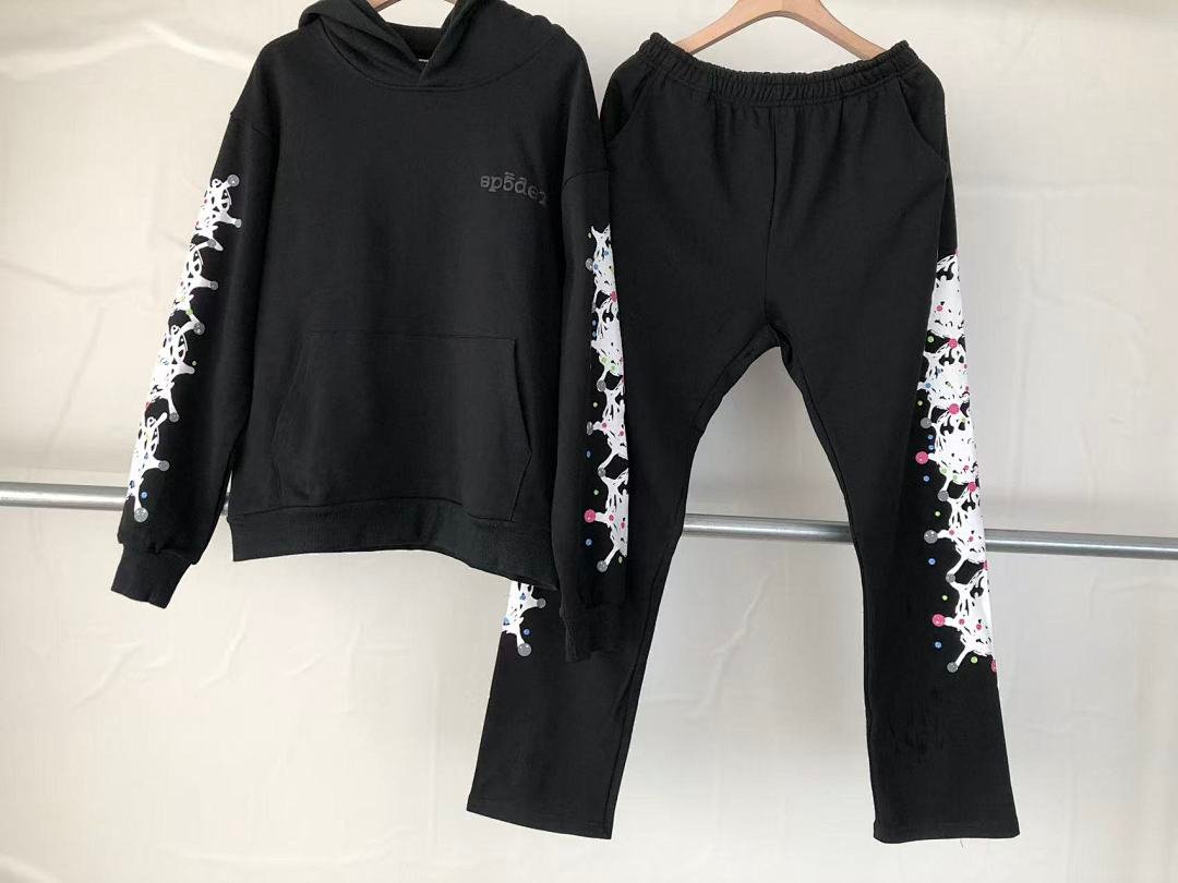 Sp5der tracksuit set fabric texture (photo 31/34)