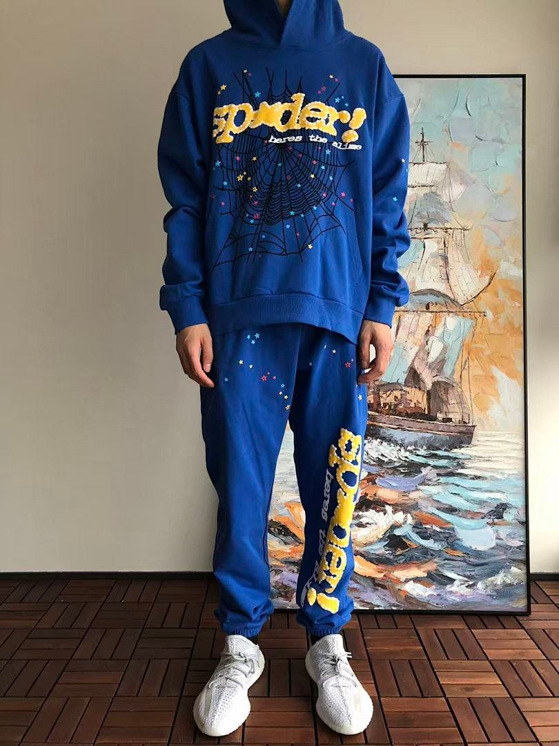 Sp5der tracksuit set back view