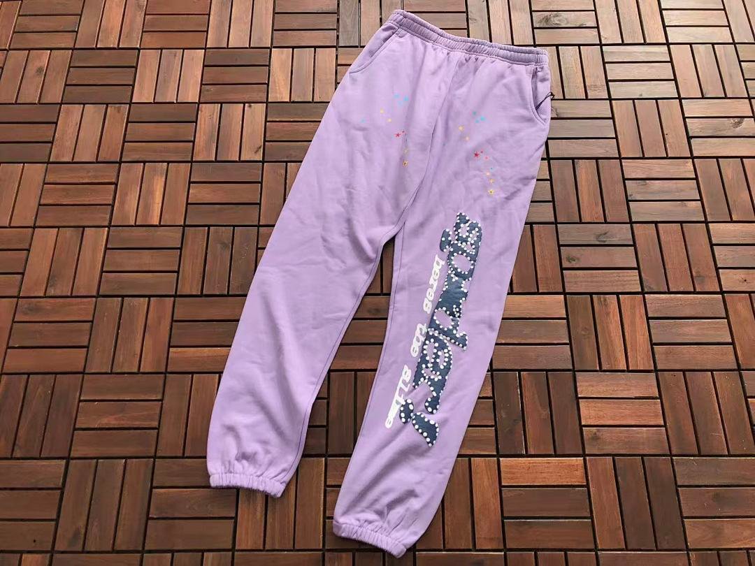 Sp5der tracksuit set logo detail (photo 30/44)