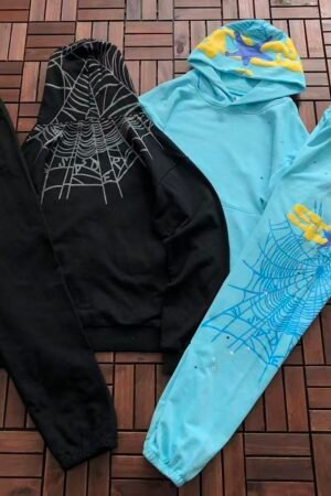 Sp5der tracksuit set - logo detail (6/40)