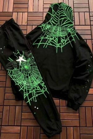 Sp5der tracksuit set - detail close-up (4/36)
