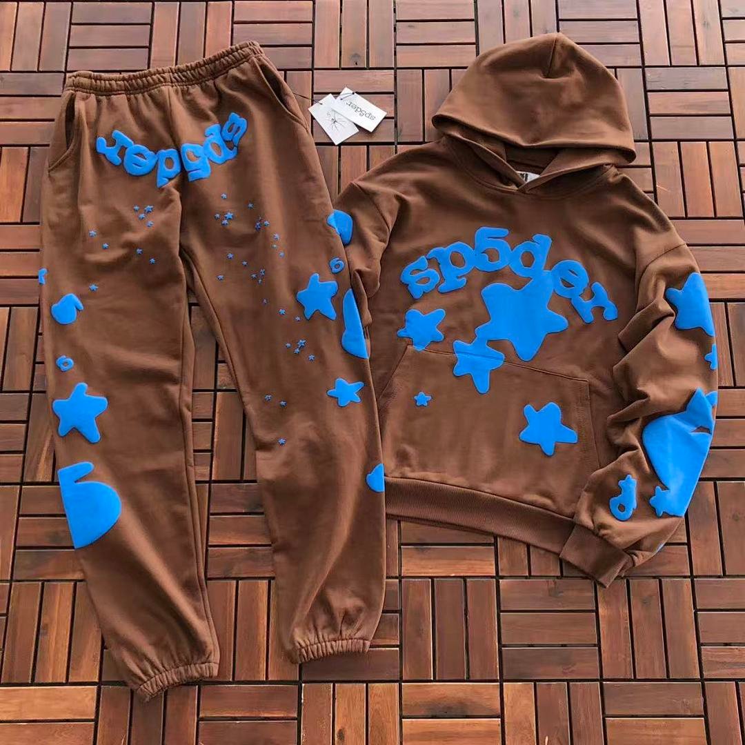 Sp5der tracksuit set detail close-up (photo 40/40)