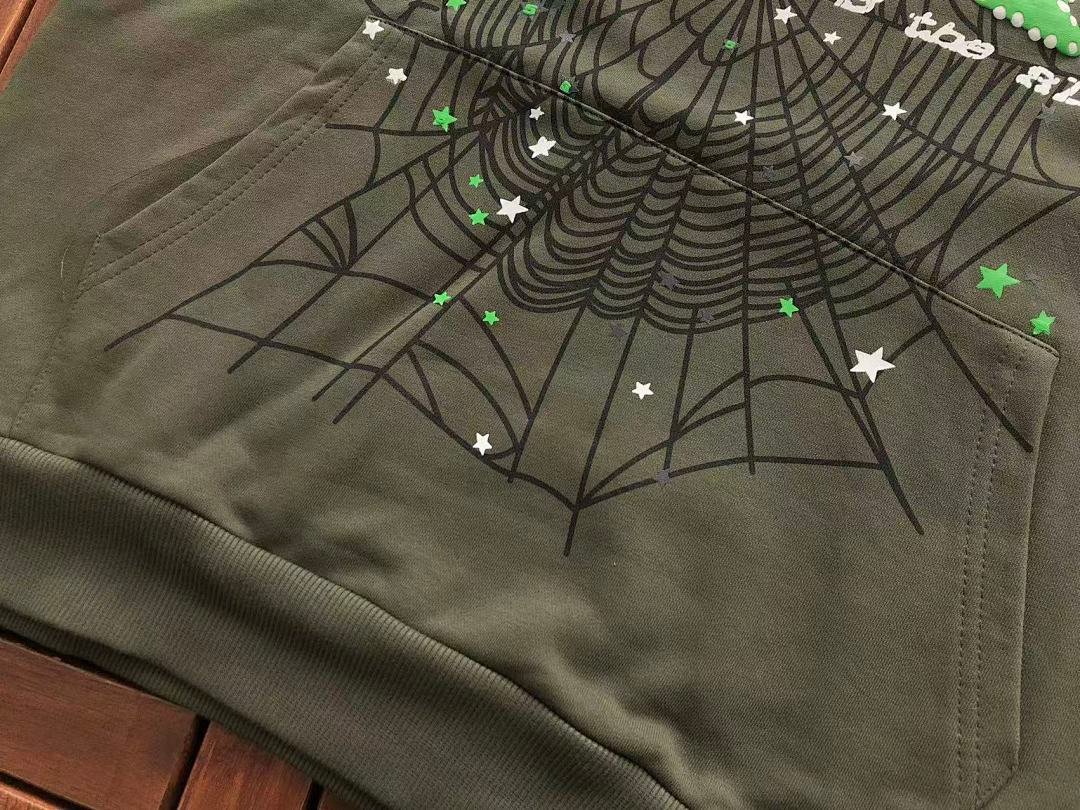 Sp5der tracksuit set logo detail (photo 18/37)