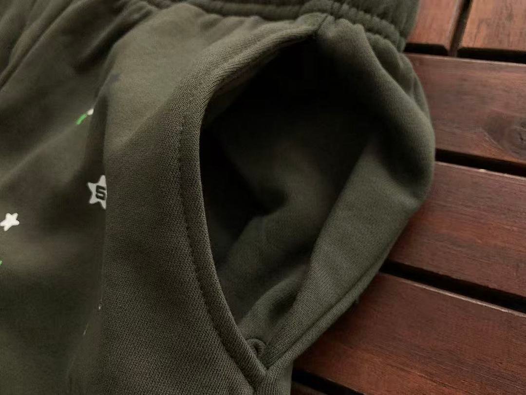 Sp5der tracksuit set detail close-up (photo 28/37)