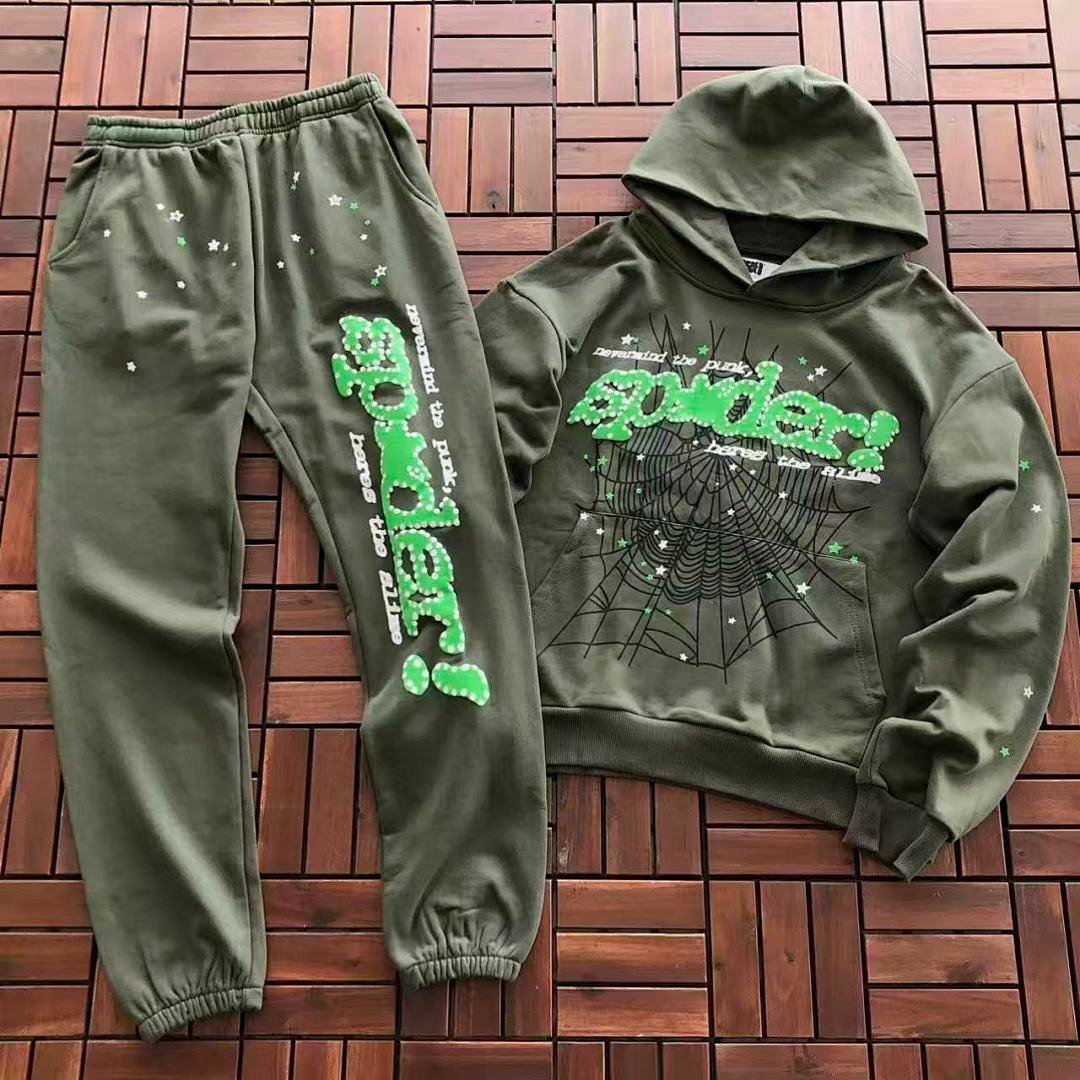 Sp5der tracksuit set front view (photo 37/37)