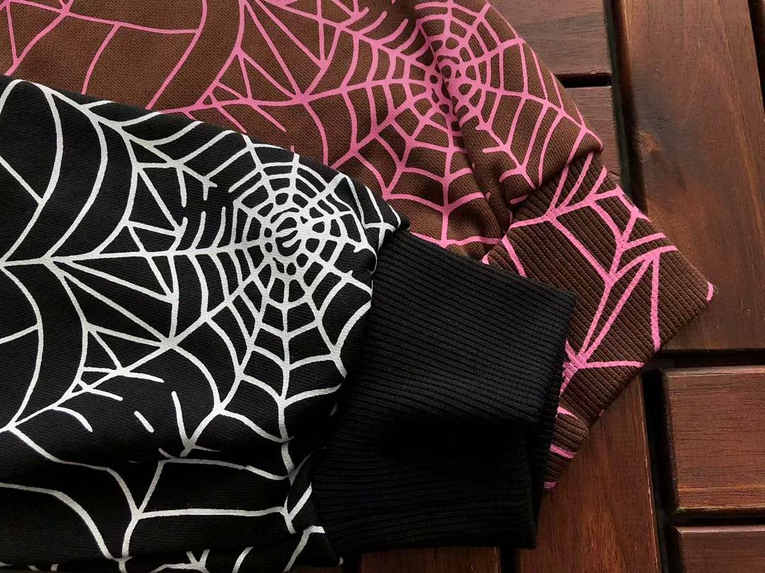 Sp5der tracksuit set fabric texture (photo 19/40)