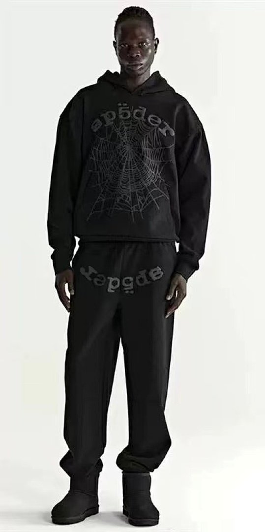Sp5der tracksuit set fabric texture (photo 55/57)