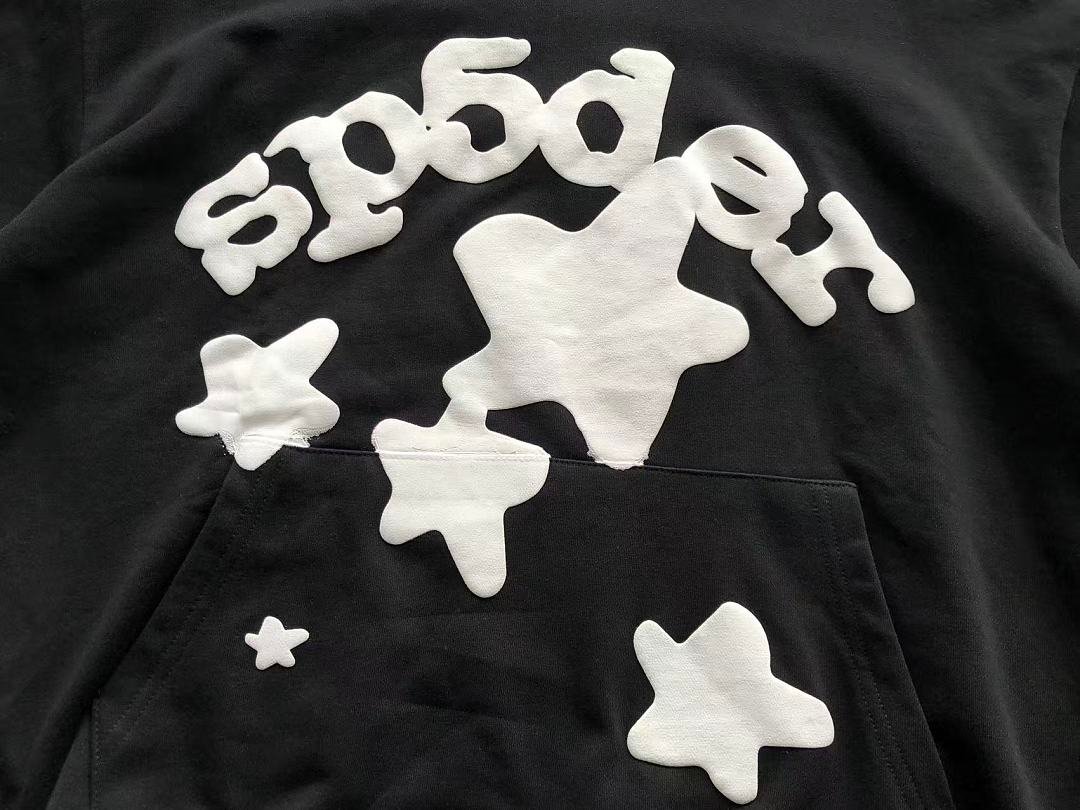 Sp5der tracksuit set fabric texture (photo 7/42)