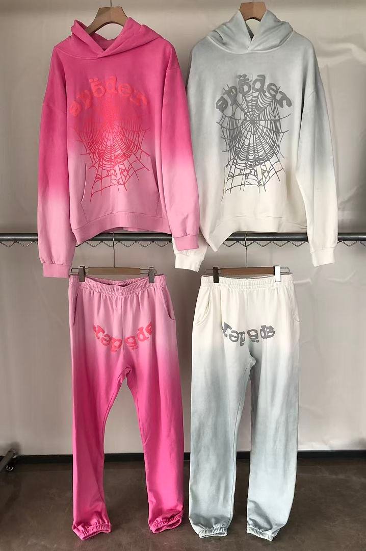 Sp5der tracksuit set back view