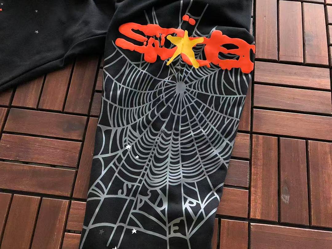 Sp5der tracksuit set graphic close-up (photo 29/48)