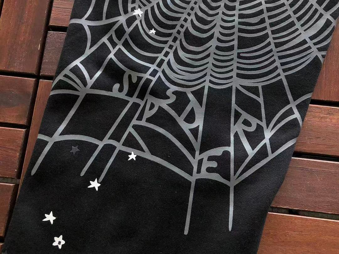 Sp5der tracksuit set fabric texture (photo 31/48)