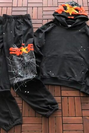 Sp5der tracksuit set - flat lay (48/48)