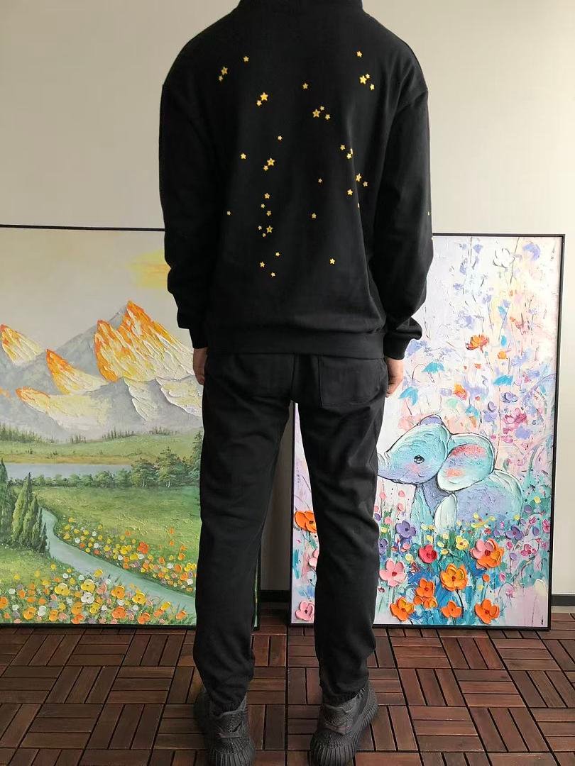 Sp5der tracksuit set front view