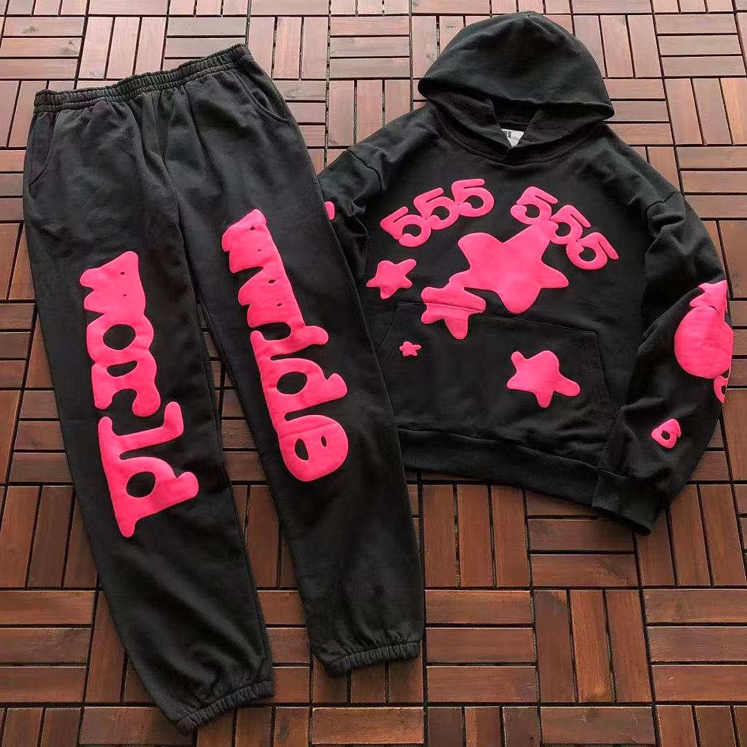 Sp5der tracksuit set logo detail (photo 42/42)