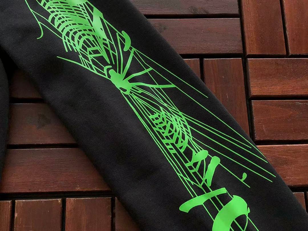 Sp5der tracksuit set graphic close-up (photo 17/44)