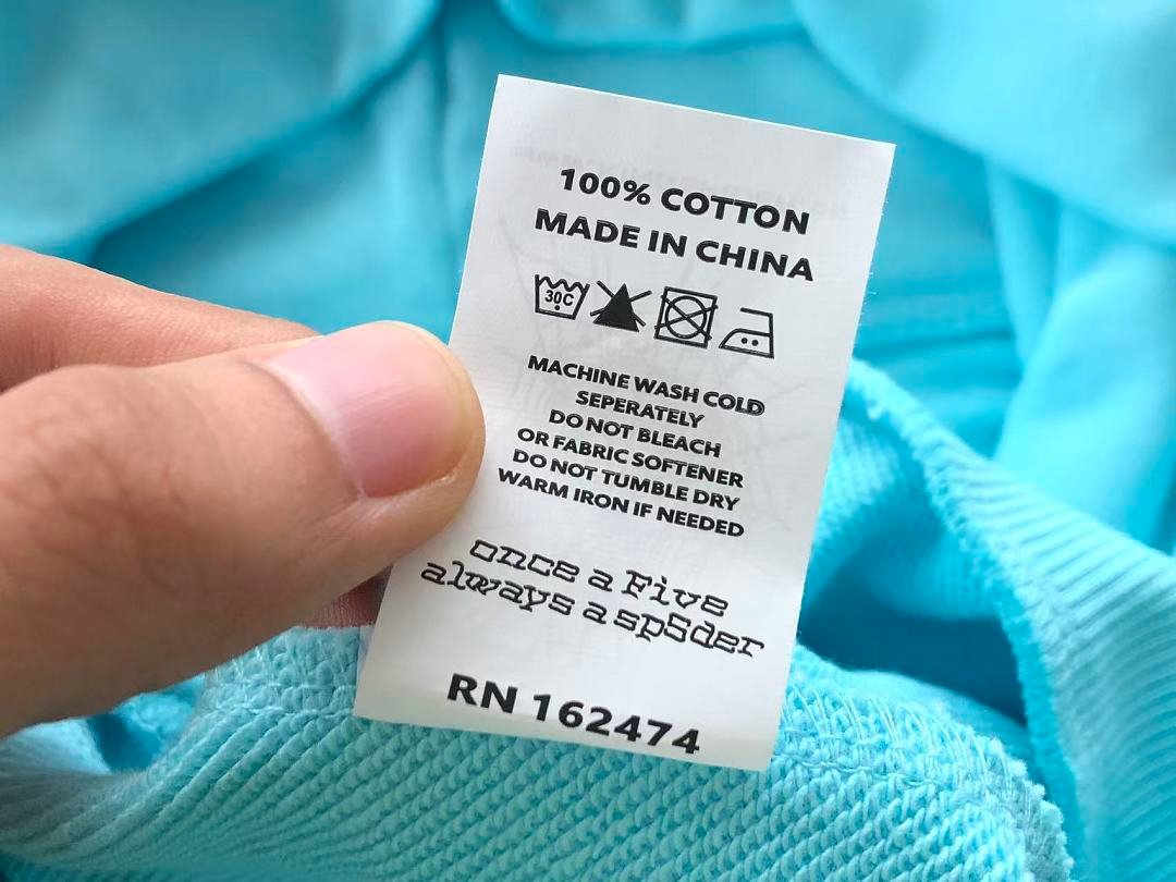 Sp5der tracksuit set fabric texture (photo 19/41)